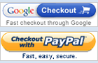 small image showing both the google checkout and paypal logos