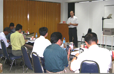 a picture of training in Thailand